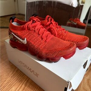 Nike Red VaporMax Sneakers